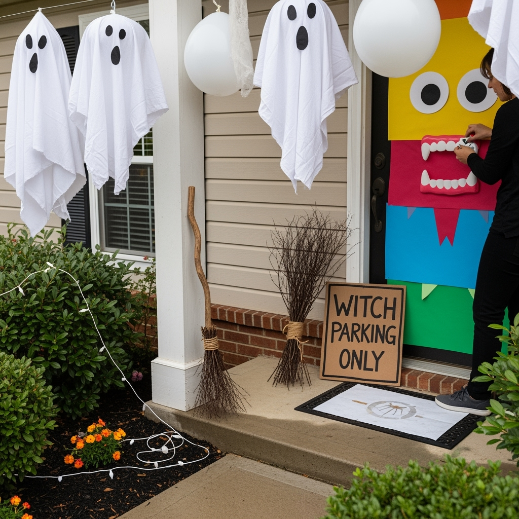 DIY Halloween outdoor décor