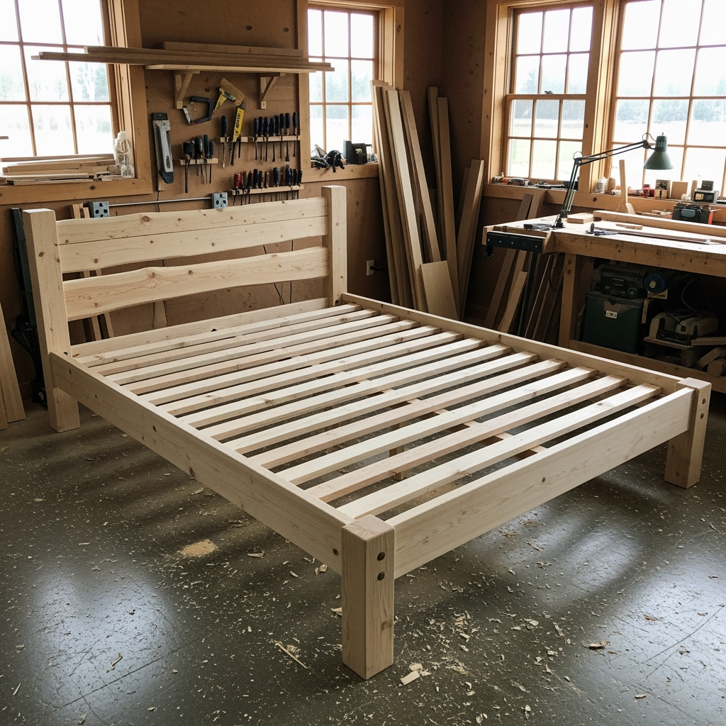 DIY bed frame build