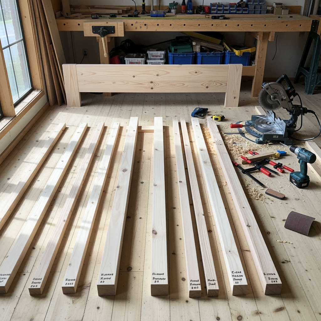 DIY bed frame build