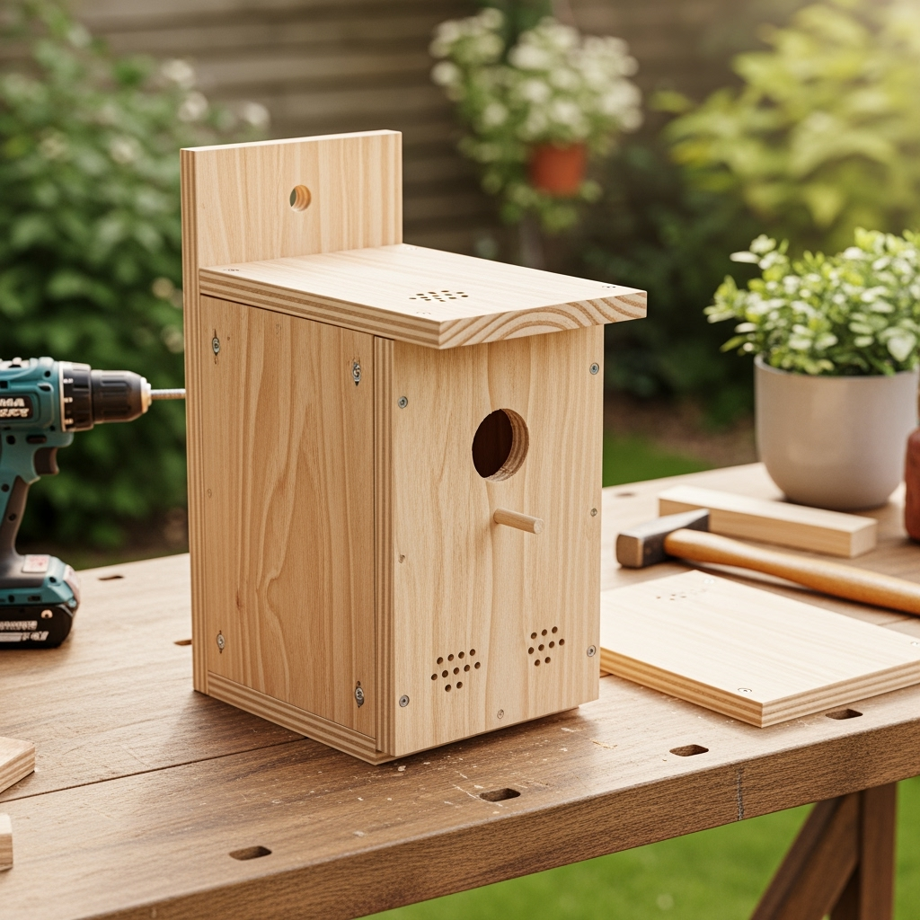 DIY birdhouse tutorial