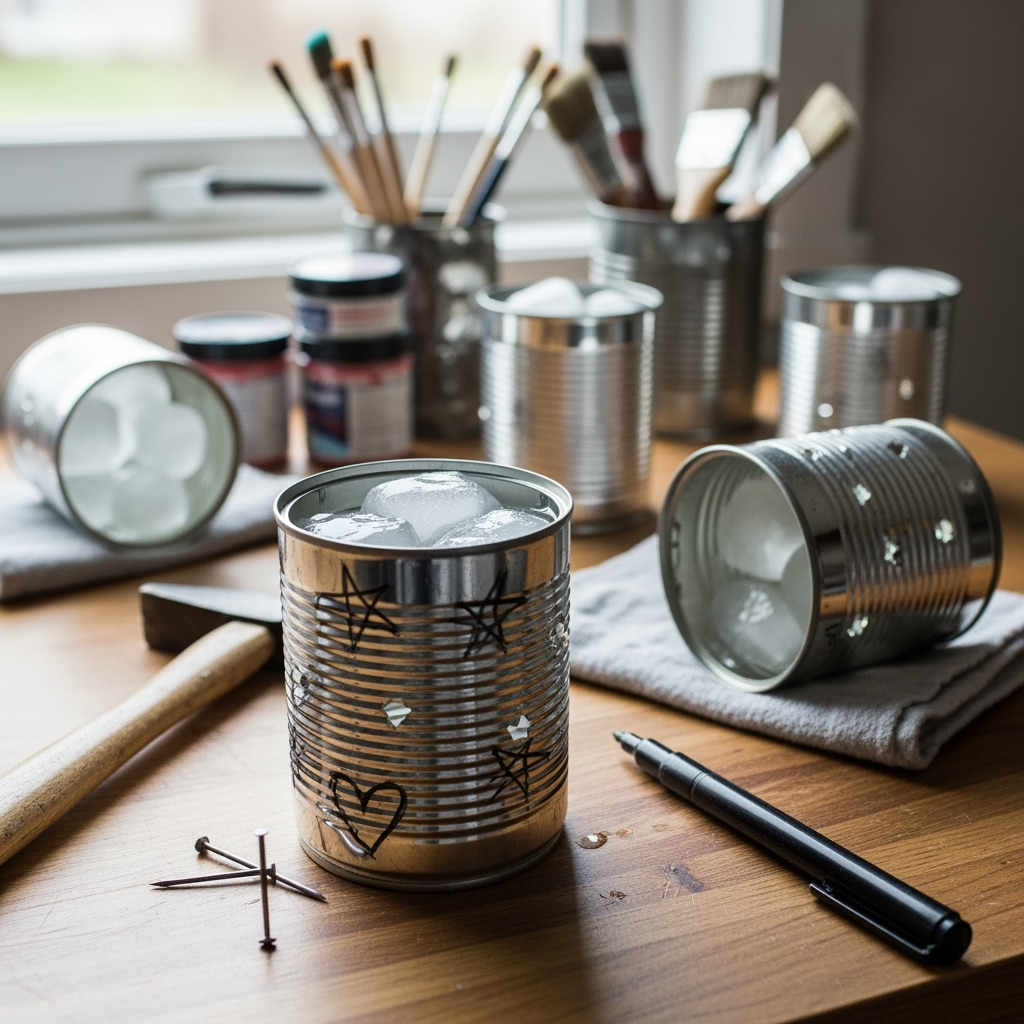 DIY candle holders