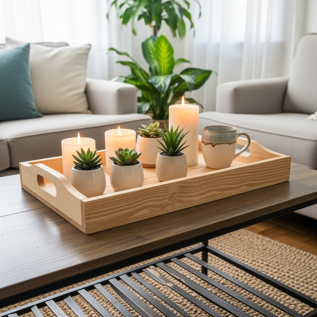 DIY coffee table décor