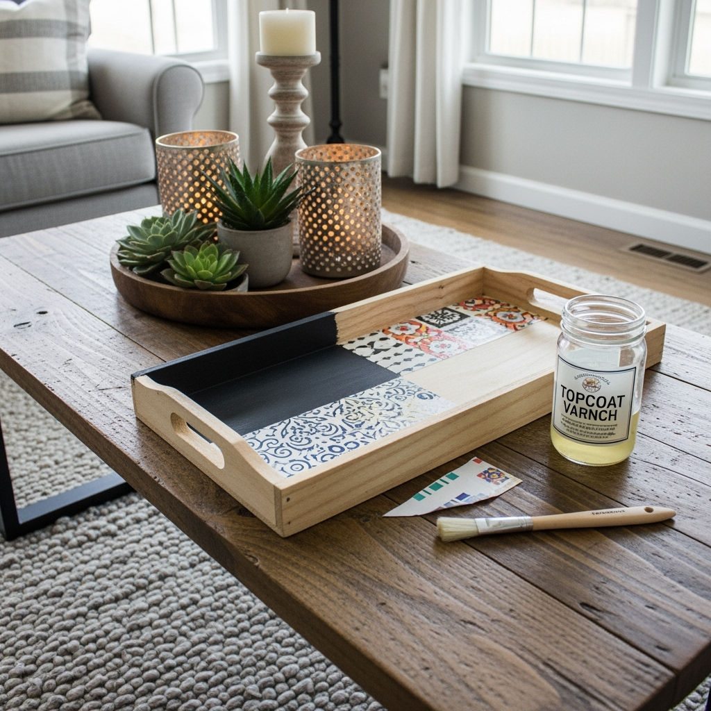 DIY coffee table décor