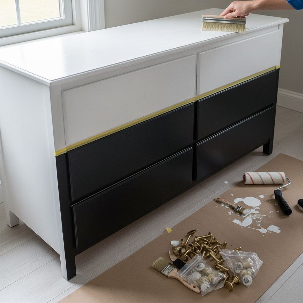 DIY dresser makeover