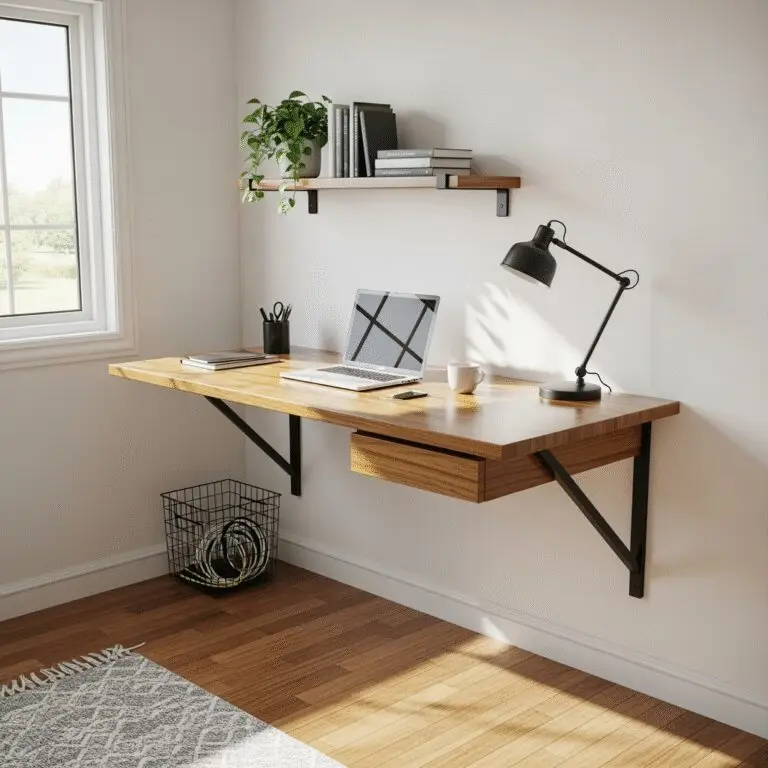 DIY floating desk