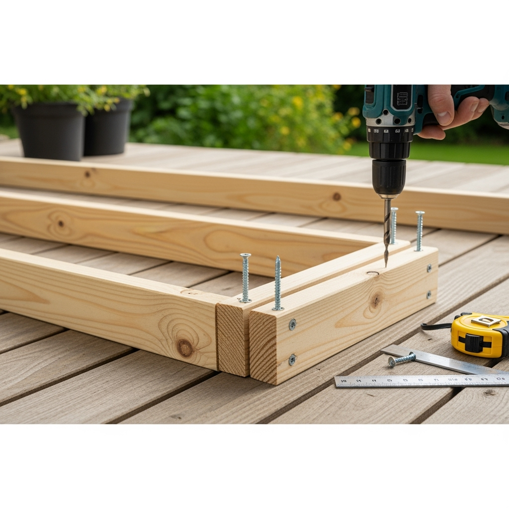 DIY garden planter box