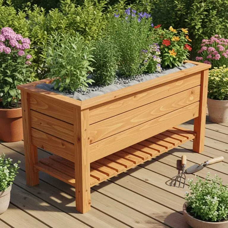 DIY garden planter box