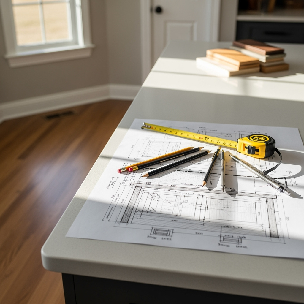 DIY kitchen island build