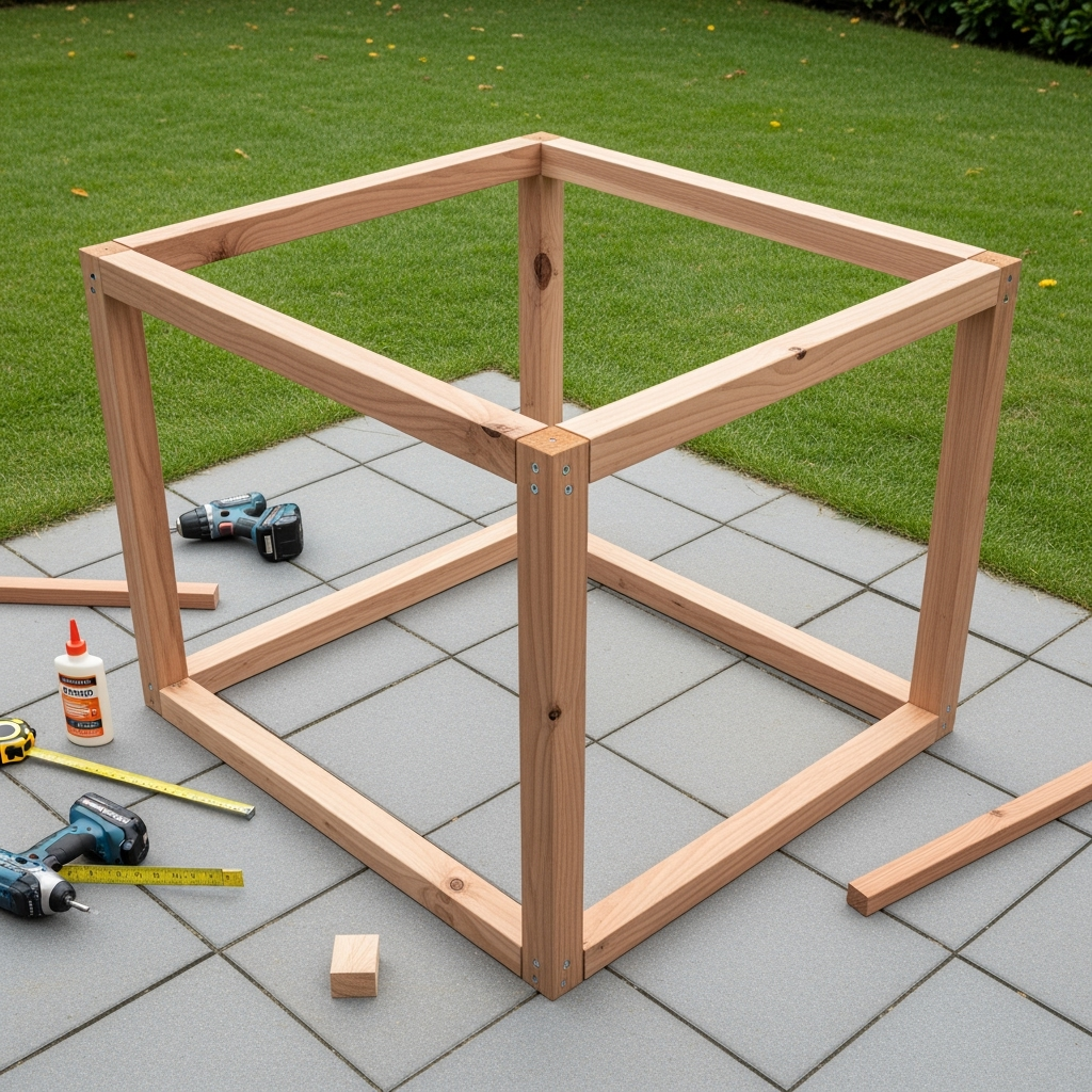 DIY outdoor storage box