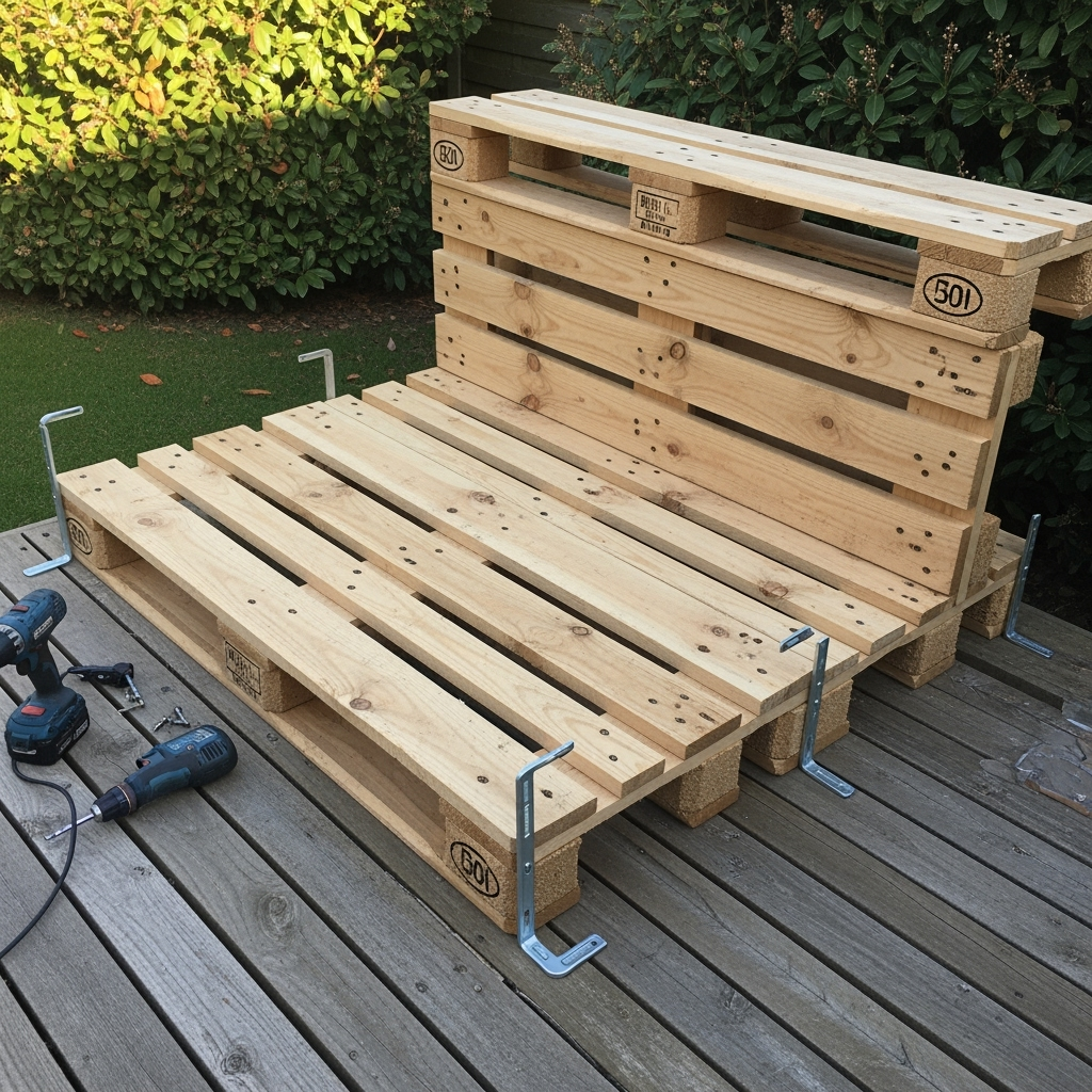 DIY pallet sofa