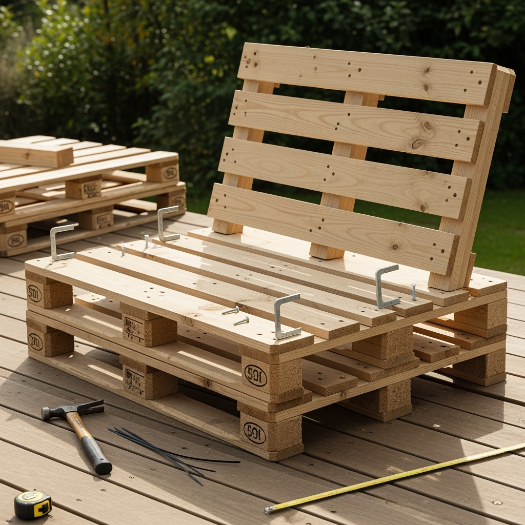 DIY pallet sofa