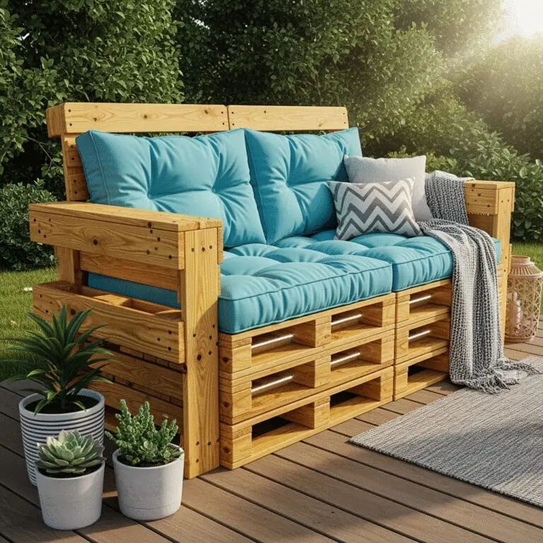 DIY pallet sofa