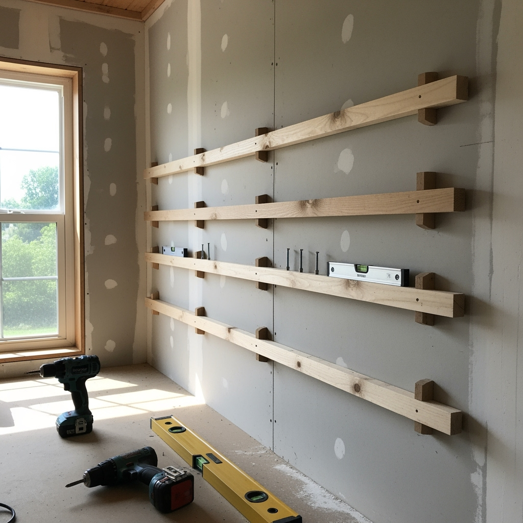 DIY pegboard organization