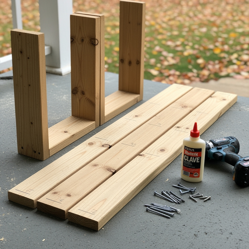 DIY pumpkin stand