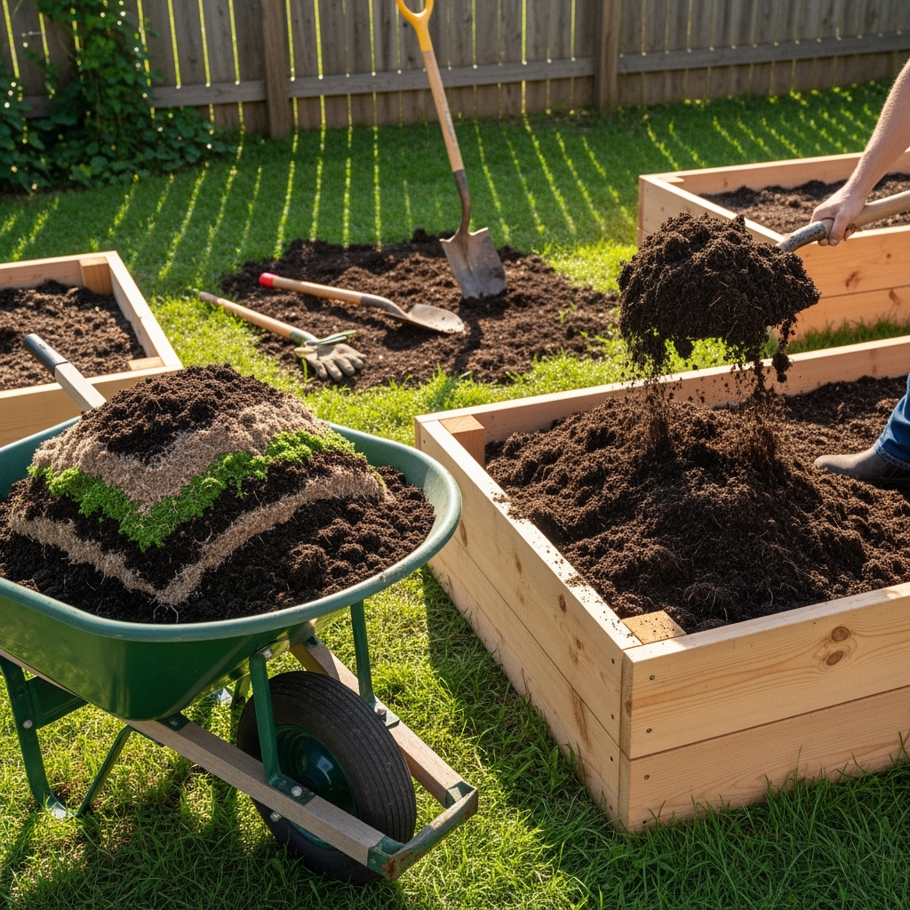 DIY raised garden beds