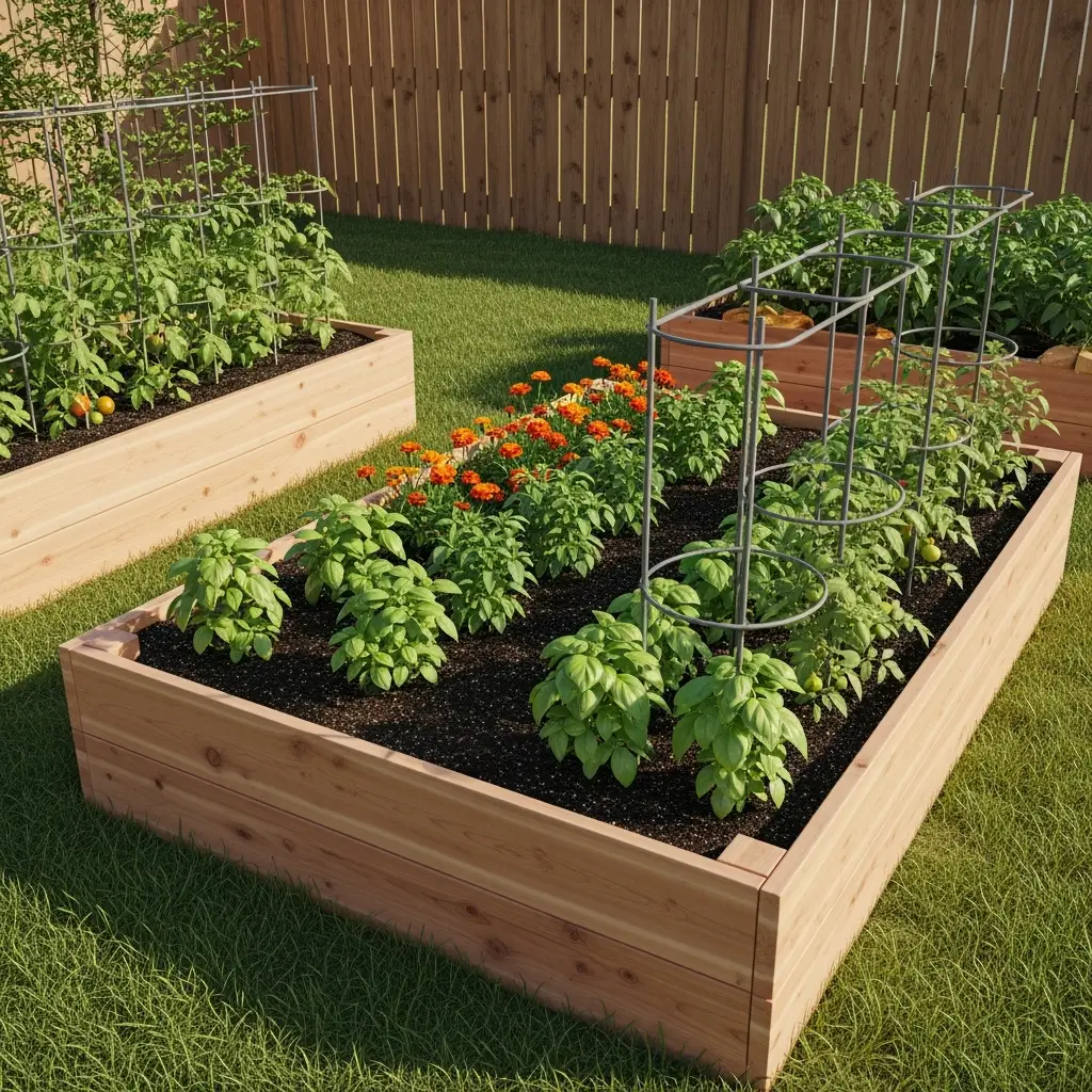 DIY raised garden beds