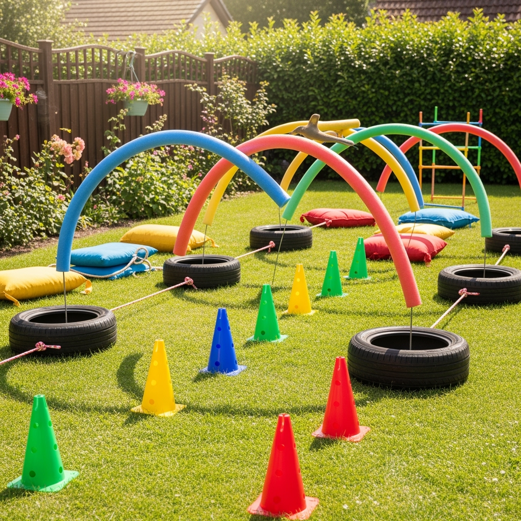 DIY summer backyard games