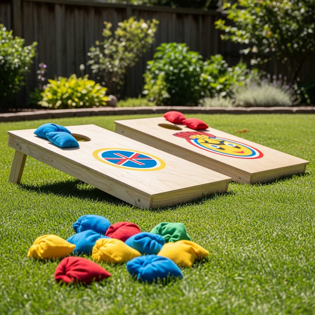 DIY summer backyard games