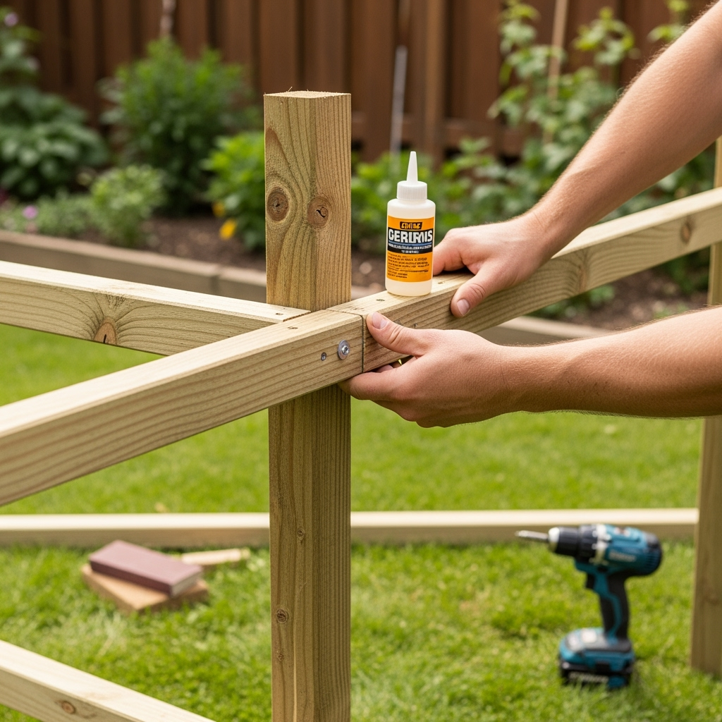 DIY trellis for climbing plants