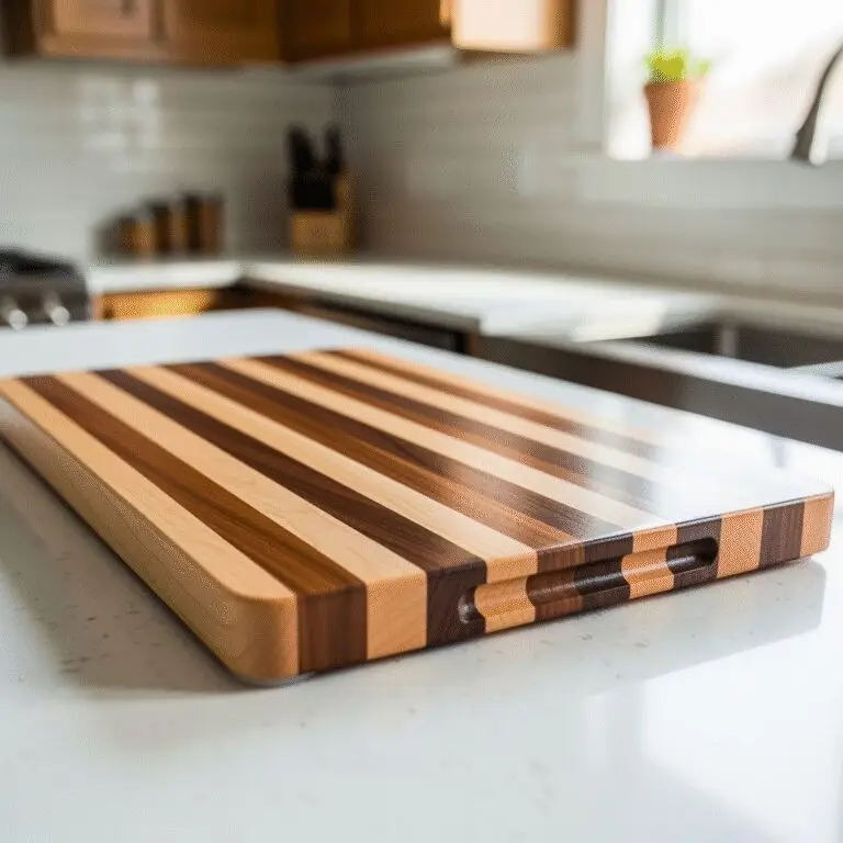 DIY wooden cutting board