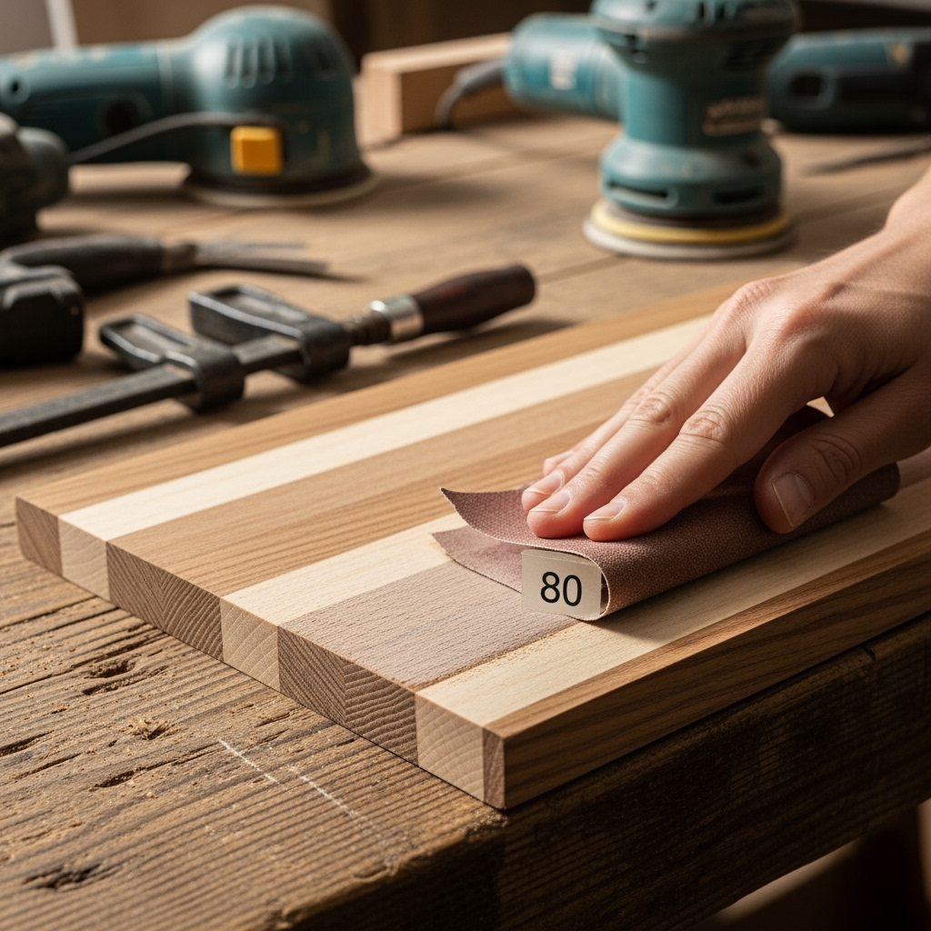 DIY wooden cutting board