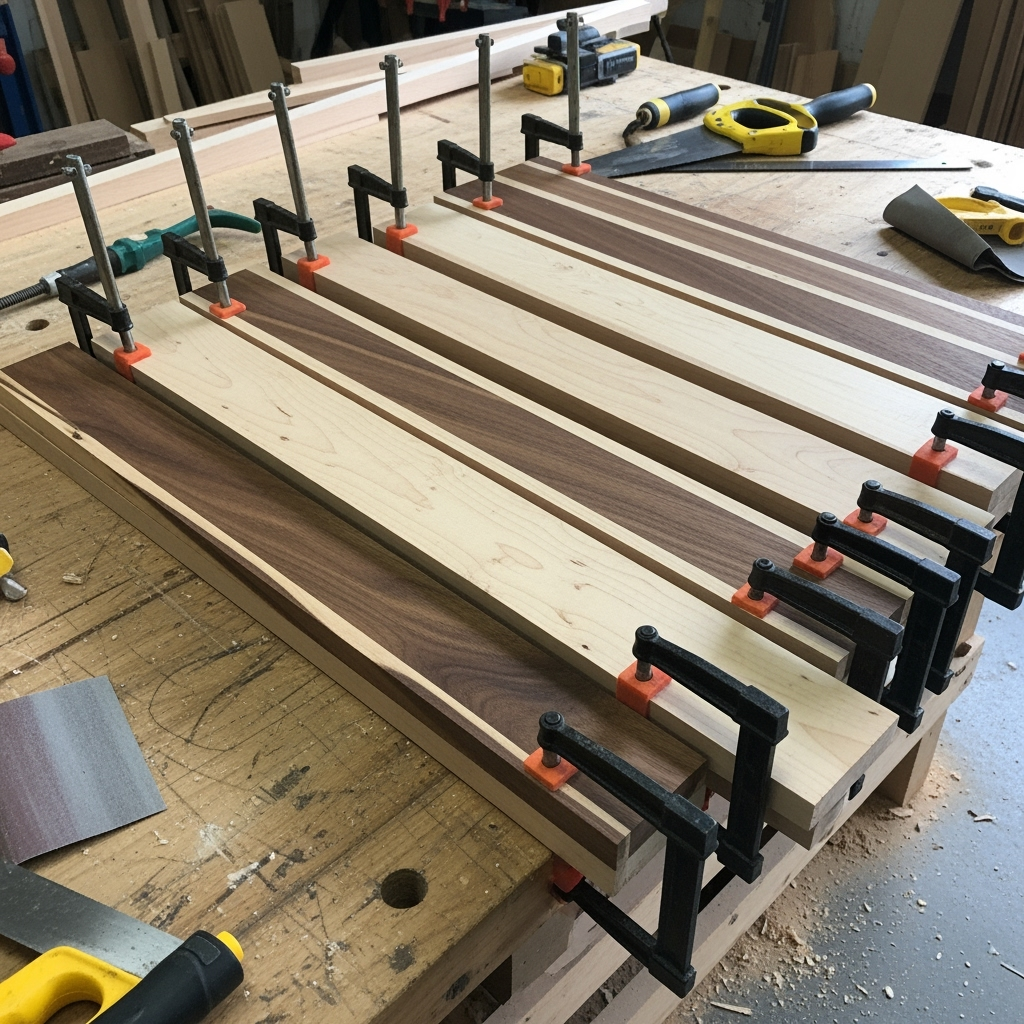 DIY wooden cutting board