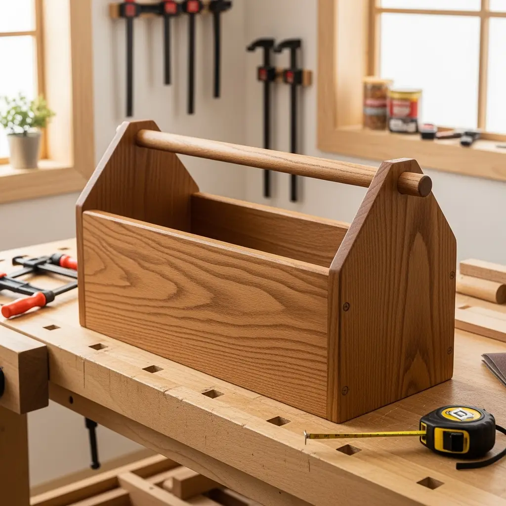DIY wooden toolbox