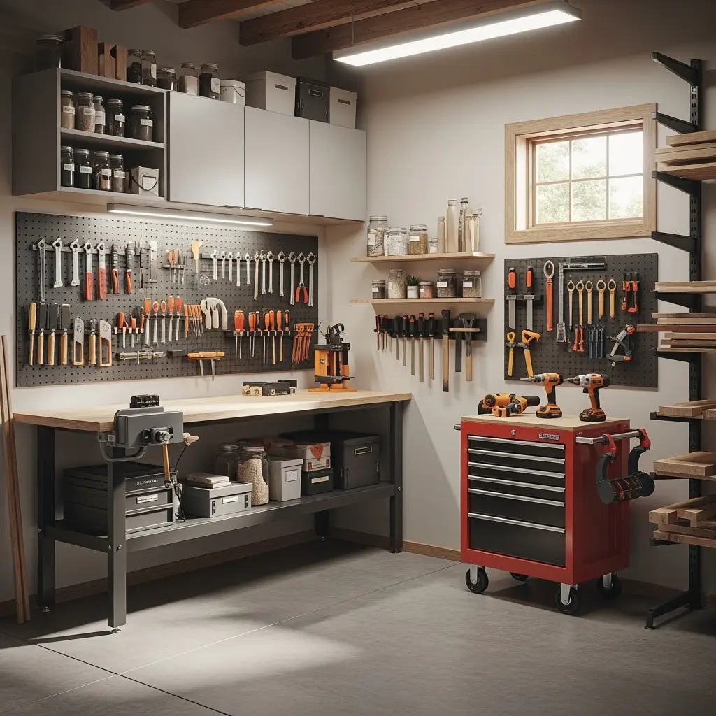 DIY workshop organization