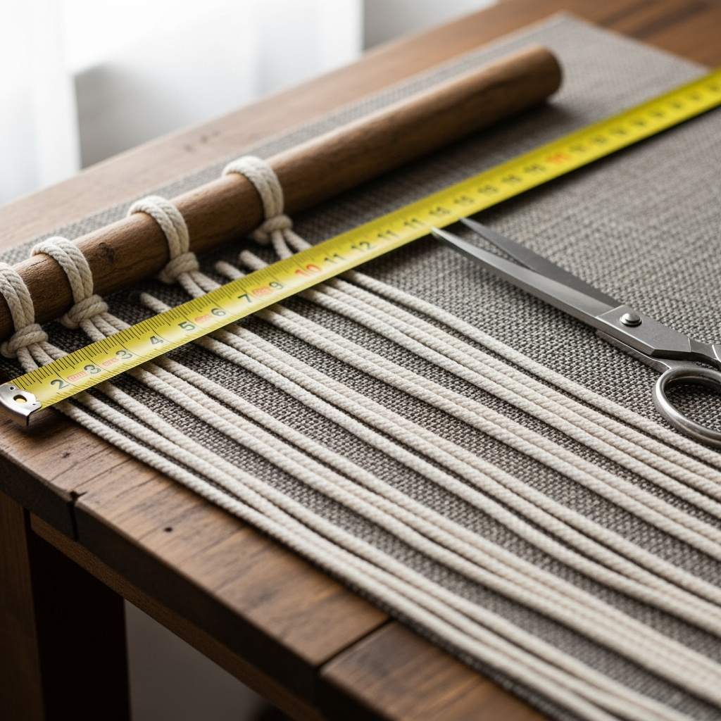 Macramé wall décor tutorial