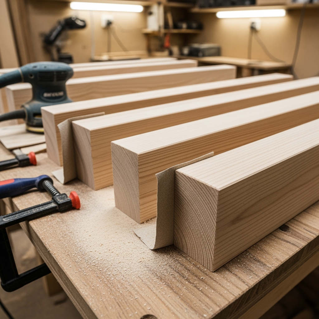 Modern bookshelf DIY