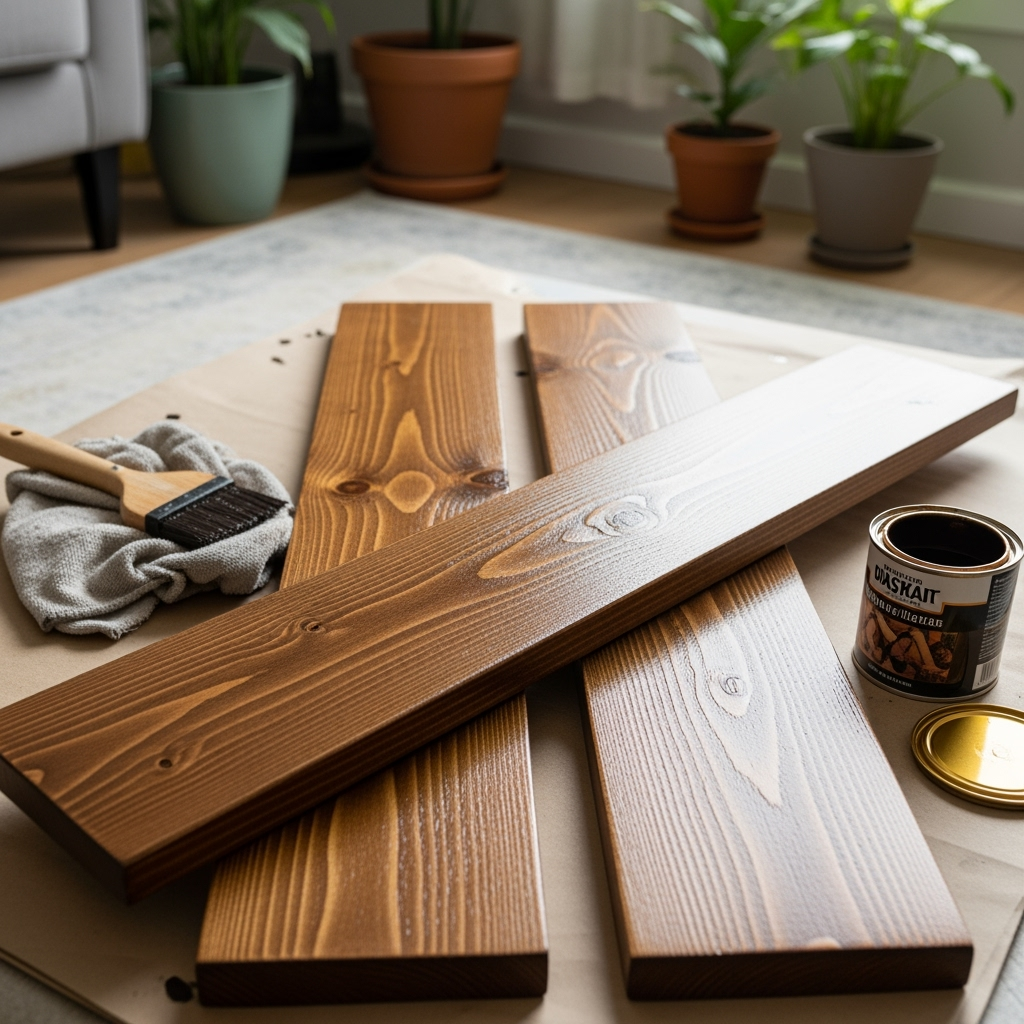 Rustic TV stand build