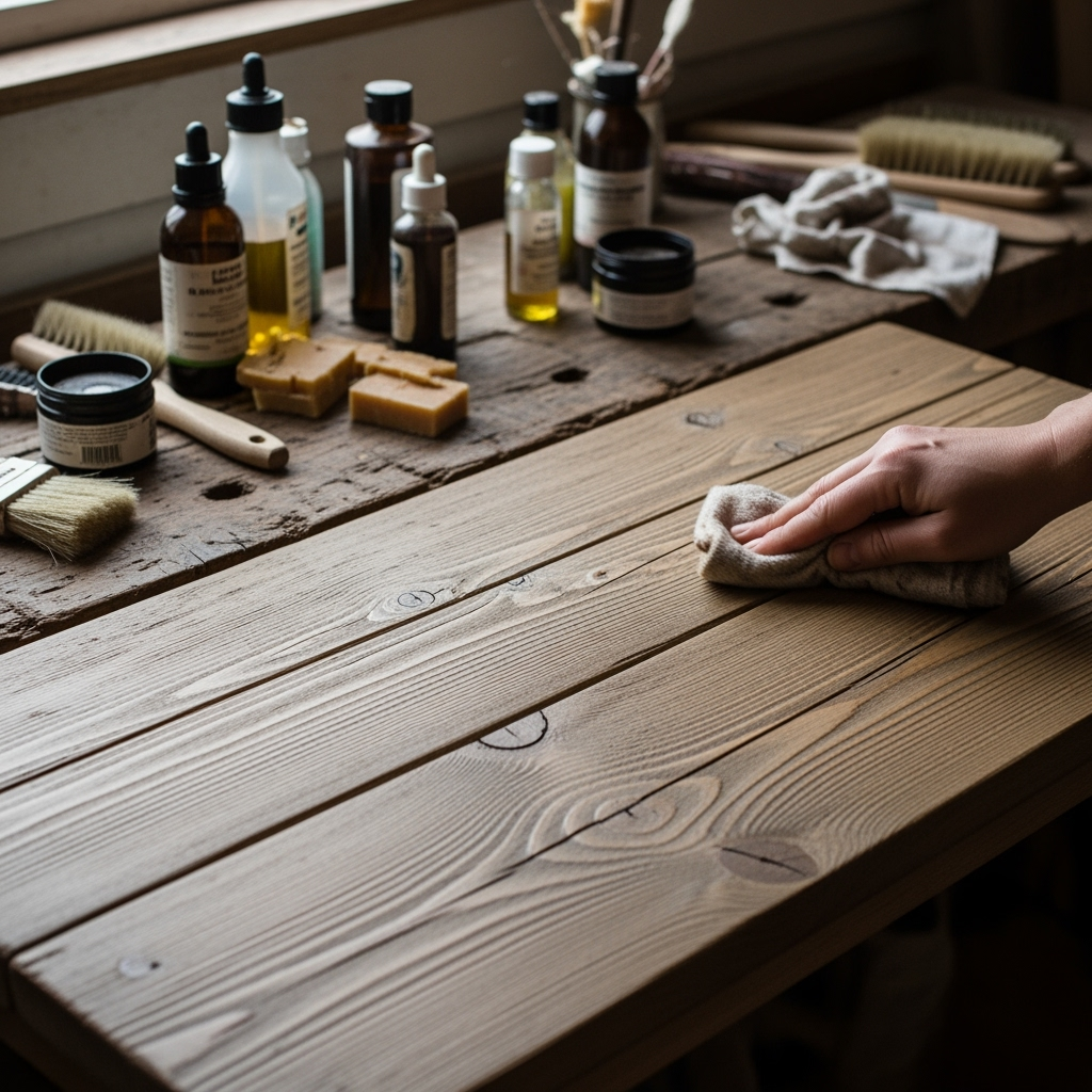 Rustic coffee table build
