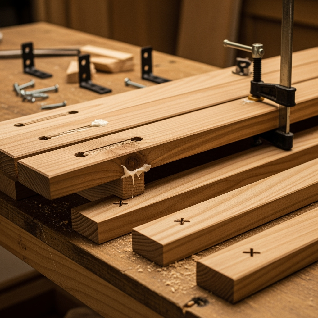 Rustic coffee table build