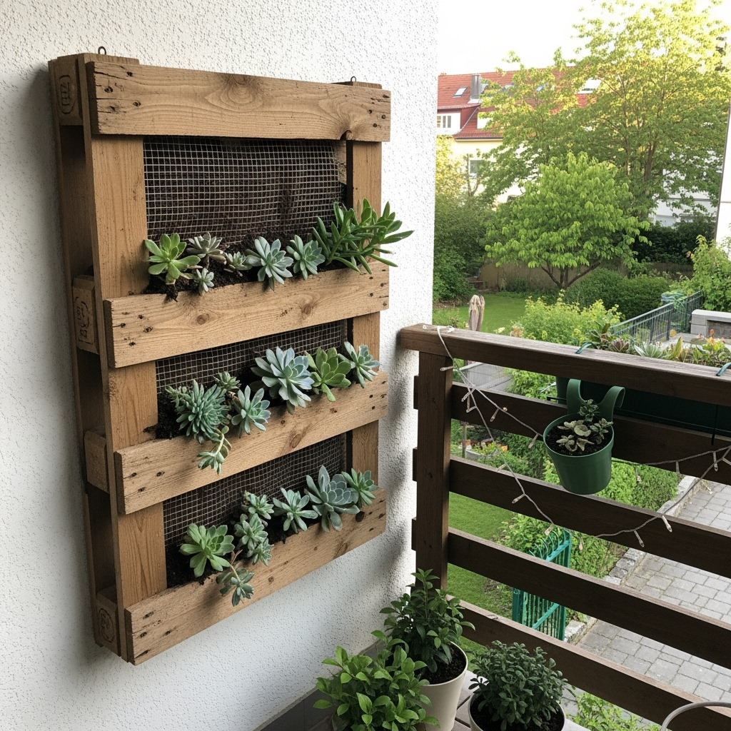 Rustic pallet garden ideas