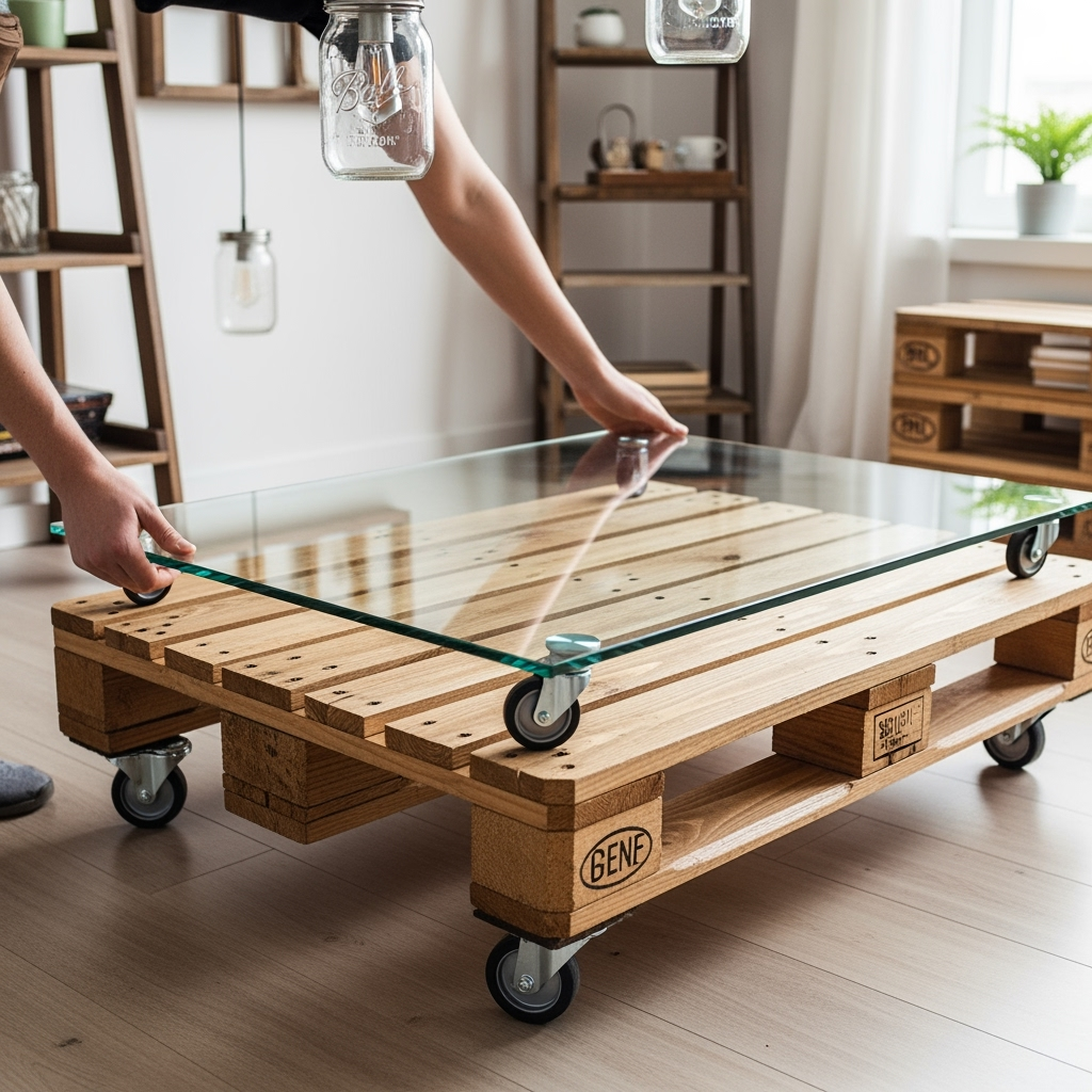 Upcycled home décor projects