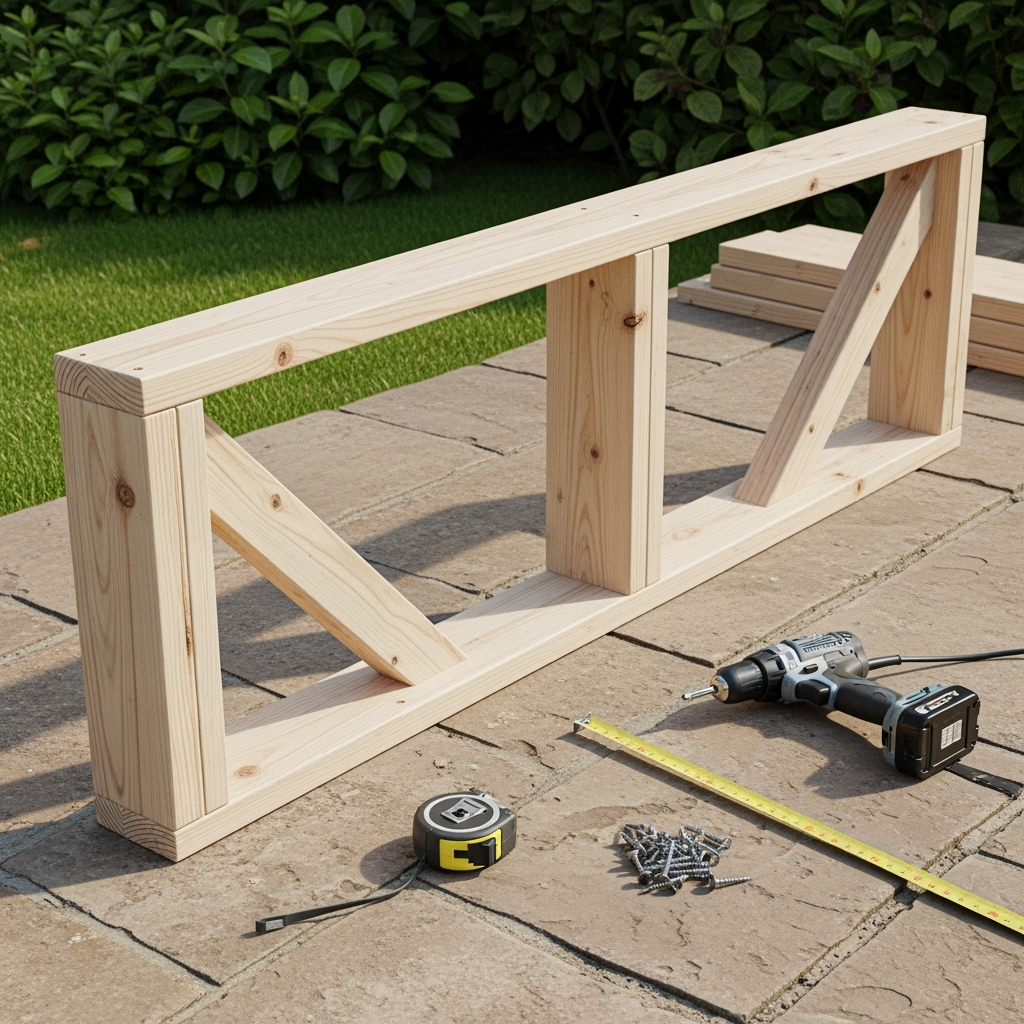DIY outdoor bench plans