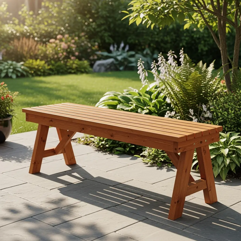 DIY outdoor bench plans
