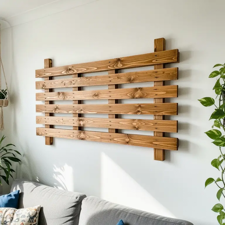 Easy pallet wood décor