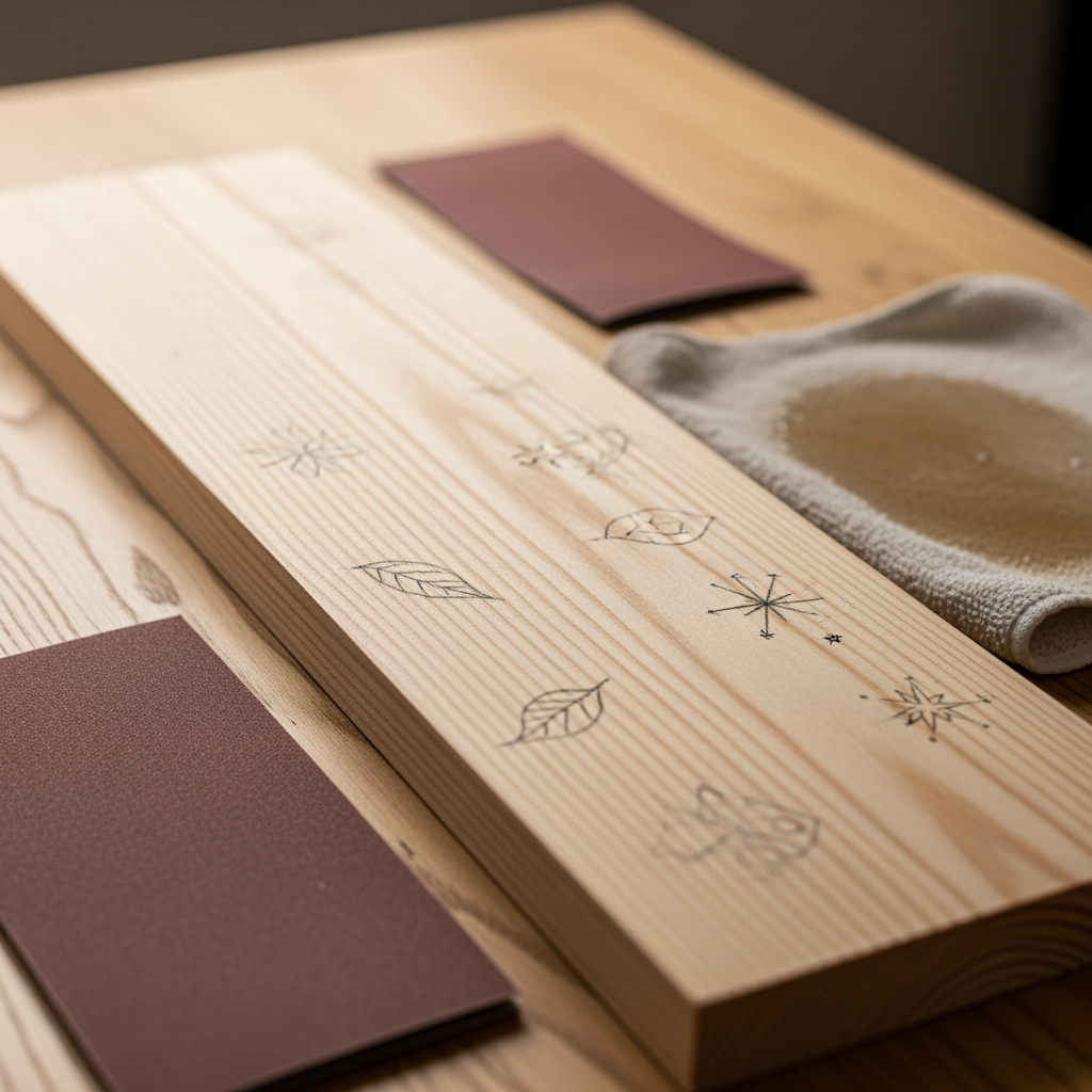 simple wood burning patterns