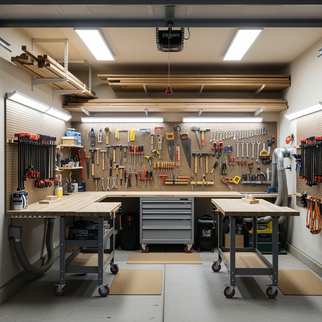 small woodshop layout