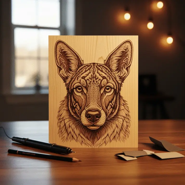 wood burning art